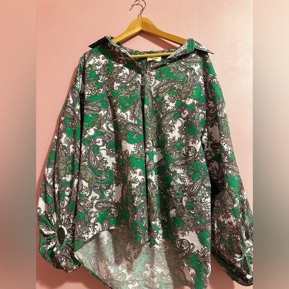 L’agence paisley green tunic - Picture 2 of 3